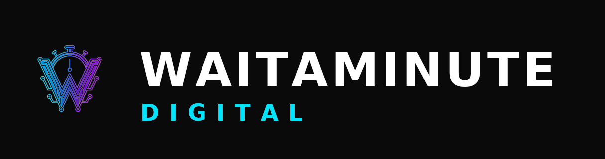 Waitaminute Digital logo